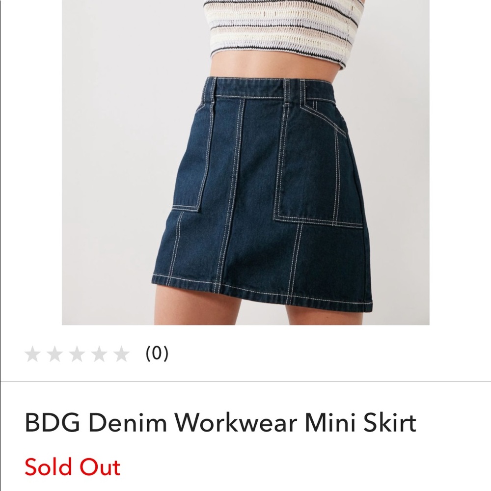 urban outfitters BDG denim skirt